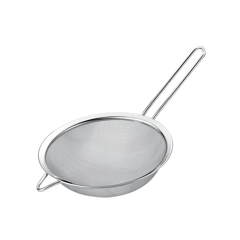 Stainless Steel Oil Strainer with Fine Wire Mesh Essential Baking & Frying Kitchen Tool