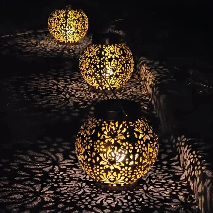 Solar Pendant Light with Remote Control and Adjustable Brightness, Weather-Resistant LED Zolana