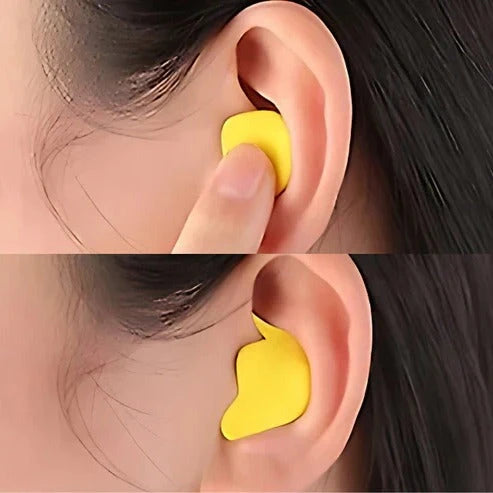 Sleeping Ear Plugs with Custom Molded Silicone and Water-Resistant Design, Compact Case Zolana