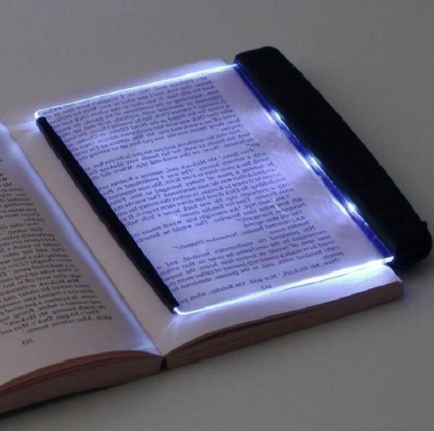 Book Light with Slim Flat Panel and Adjustable Brightness, USB Rechargeable Zolana
