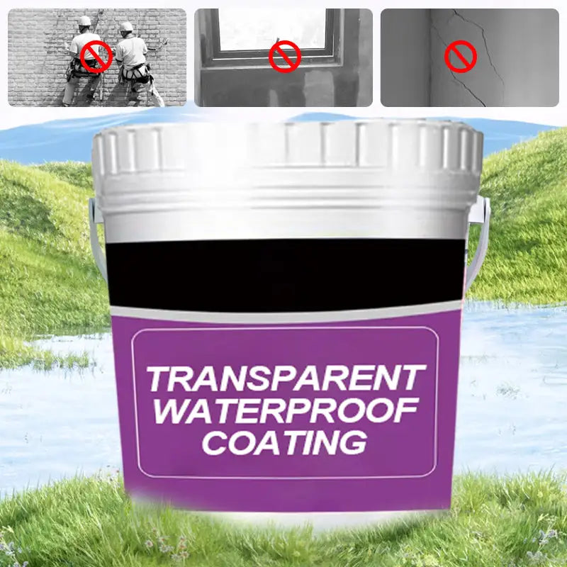 Clear Waterproof Sealant with Flexible Crack Filling and Mold Resistance, 300g Tube Zolana