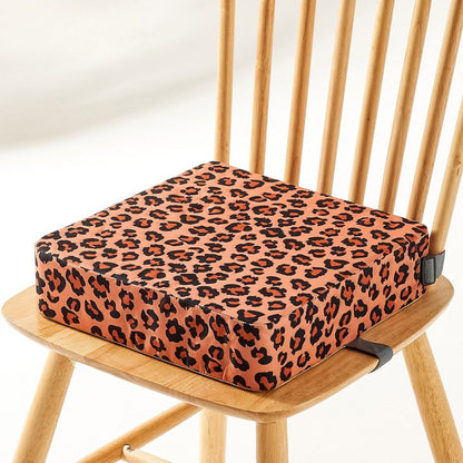 Travel Booster Seat with Adjustable Height and Foldable Design, Machine Washable Cover
