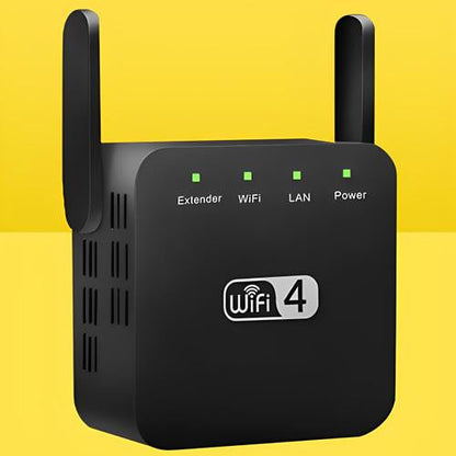 WiFi Range Extender with Gigabit LAN and 2.4 GHz Band, Compact Plug-In Design