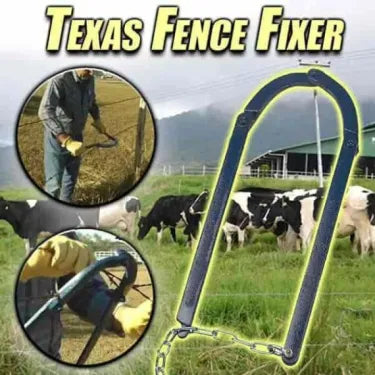 Fence Repair Tool with Single-Person Clamping and Targeted Tensioning, Steel Blue 48cm Zolana