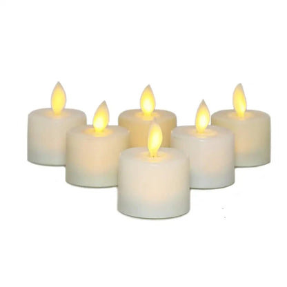 Flameless LED Candles with Remote and Realistic Flicker, Set of 6 Zolana