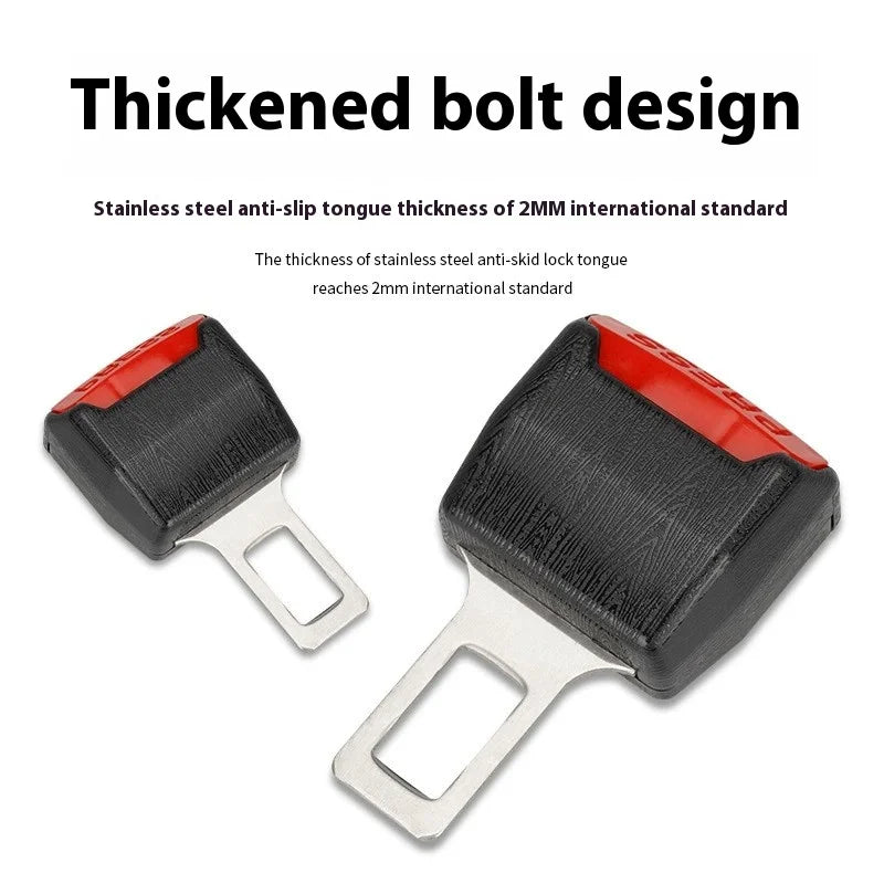 Seat Belt Extender with Anti-Slip Locking and Thickened Reinforced Core, Universal Fit Zolana