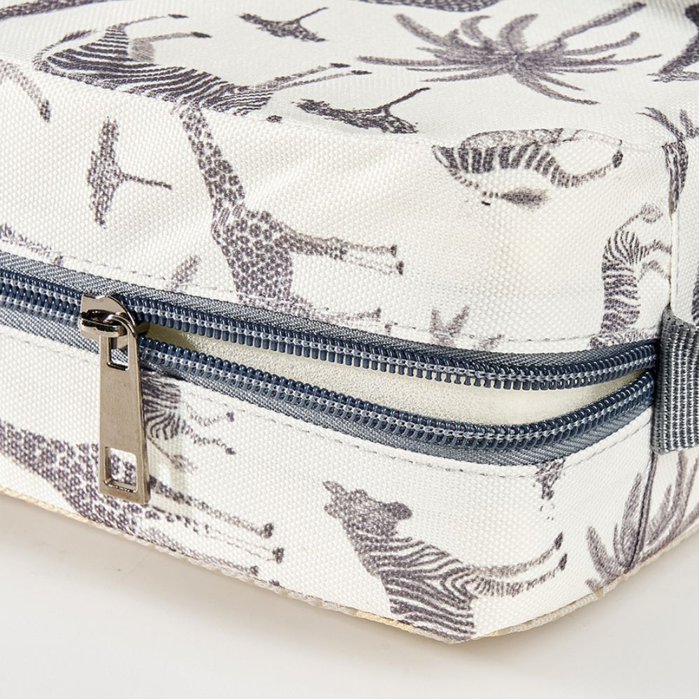 Portable Booster Seat with Adjustable Height and Secure Straps, Foldable Travel Design Zolana