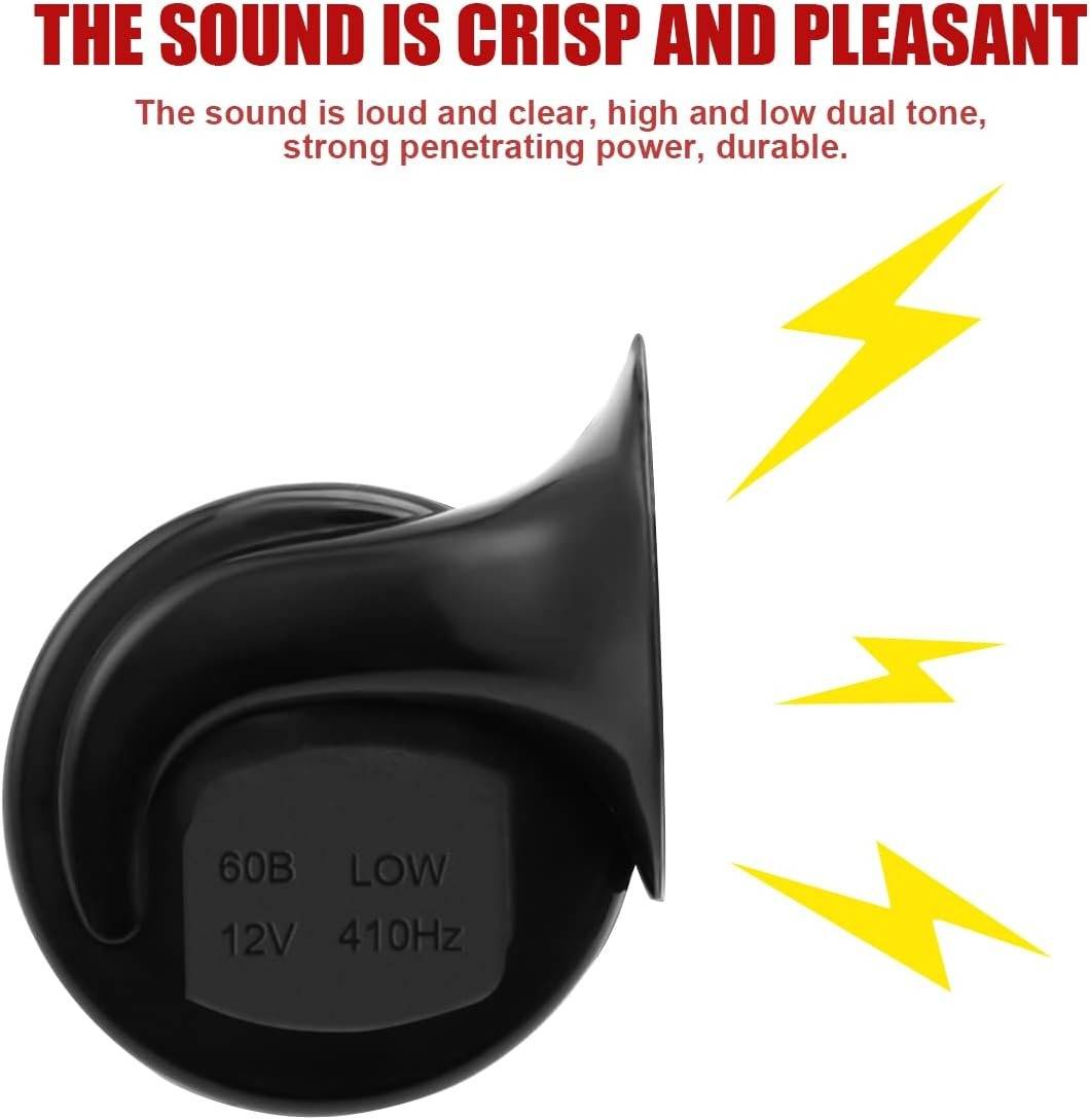 Train Horn with Dual-Tone Projection and Waterproof 12V Construction, Mounting Kit Included Zolana