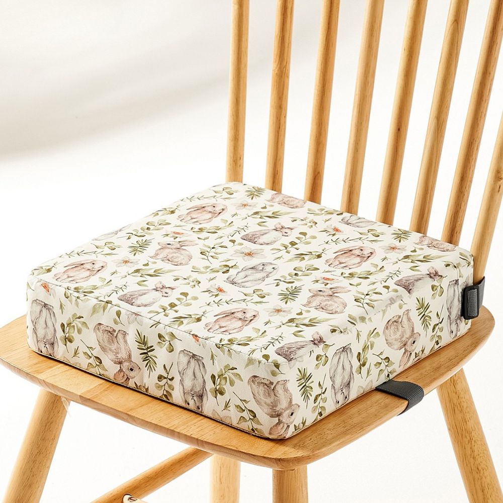 Travel Booster Seat with Adjustable Height and Foldable Design, Machine Washable Cover
