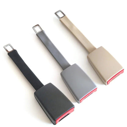 Seat Belt Extender with Rigid Stem and 11-Inch Length, Reinforced Locking Tongue
