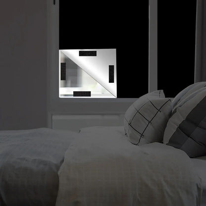 Blackout Window Film with Static Cling and Trim to Fit, Matte Black Full Blackout Panel Zolana