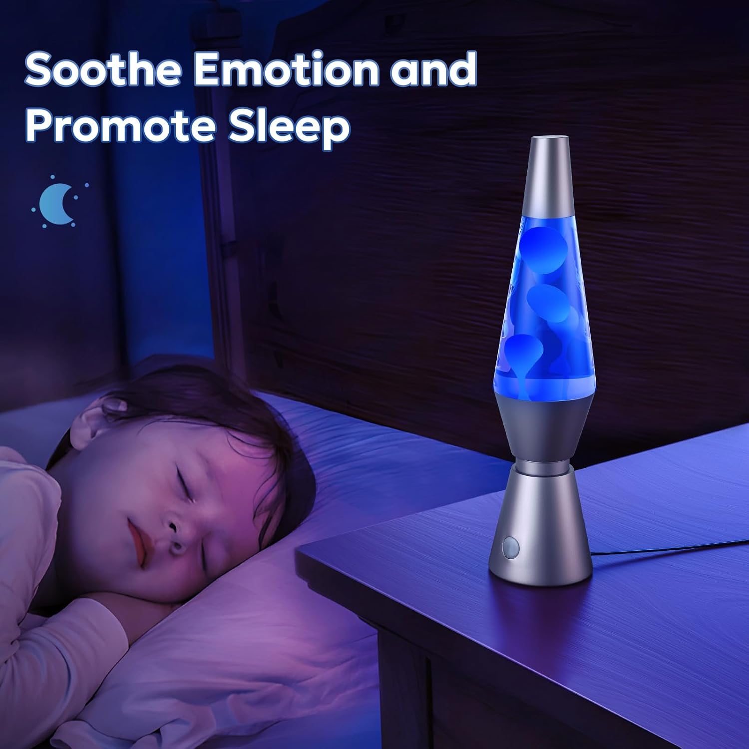Ambient Motion Lamp with Energy-Efficient LED Base and Remote Control, 17 RGBW Colors Zolana