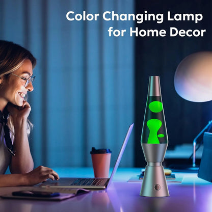 Ambient Motion Lamp with Energy-Efficient LED Base and Remote Control, 17 RGBW Colors Zolana
