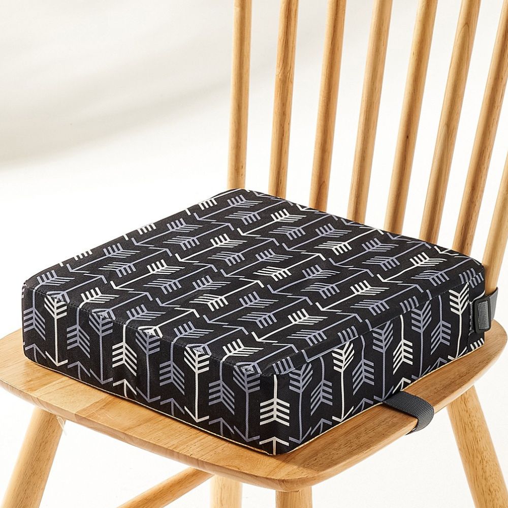 Portable Booster Seat with Adjustable Height and Secure Straps, Foldable Travel Design Zolana