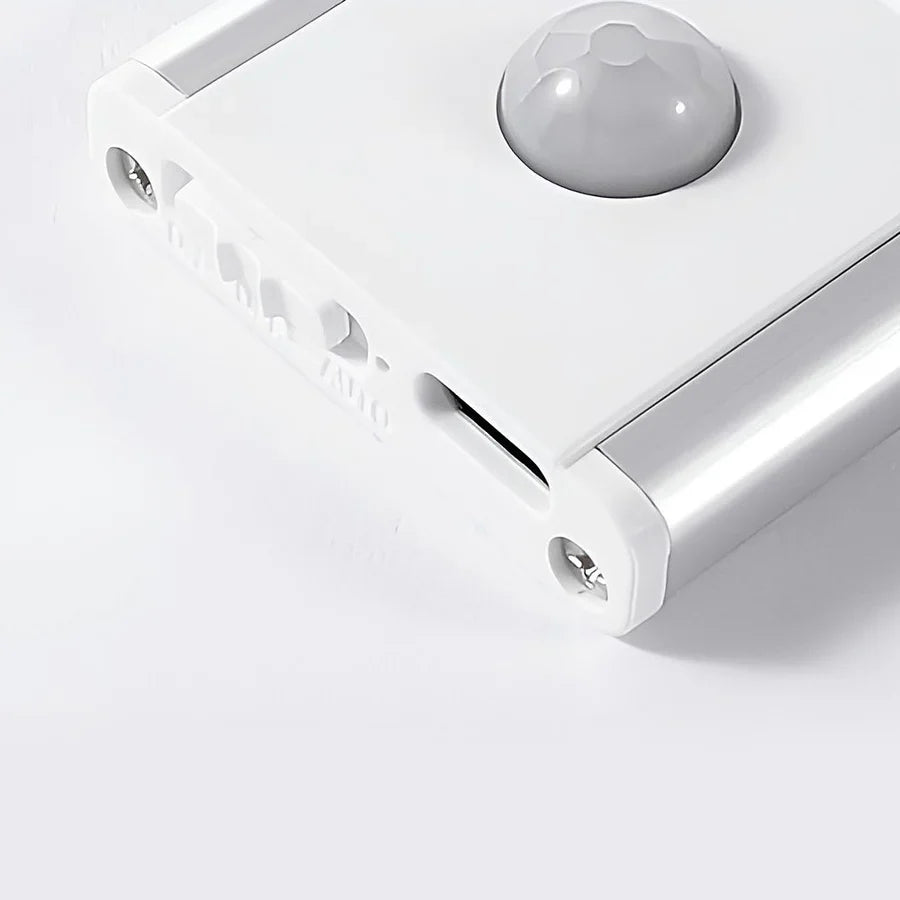 Closet Motion Sensor Light with Rechargeable Type-C and Magnetic Tool-Free Mounting, 9mm Slim