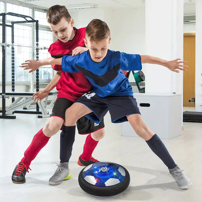 Hovering Soccer Ball with Soft Foam Bumper and LED Lights, USB Rechargeable