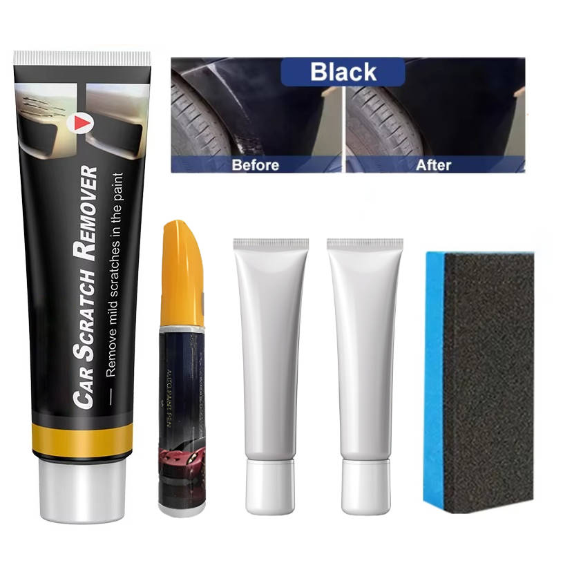 Car Scratch Repair Kit with Precision Applicator and Microfill Compound, High-Gloss Finish