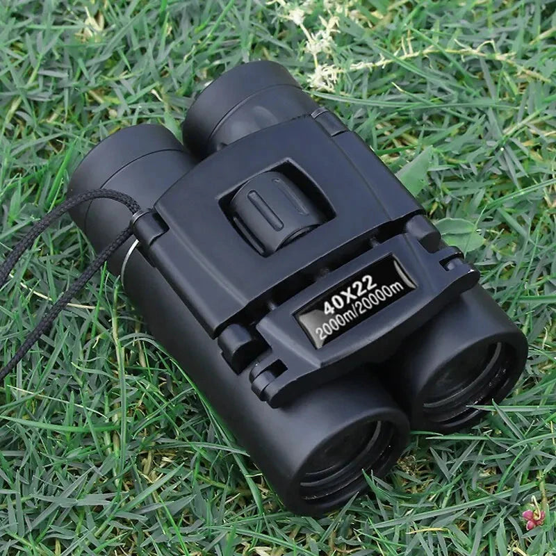40x Binoculars with Folding Compact Body and Diopter Adjustment, Up to 2000m Range Zolana