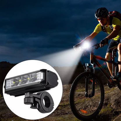 Rechargeable Bike Light with USB-C Charging and Multiple Modes, Weather Resistant