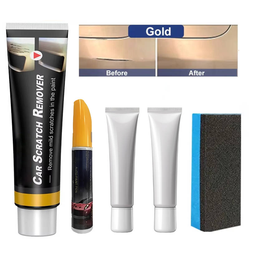 Car Scratch Repair Kit with Polishing Compound and Precision Applicator, High-Gloss Finish Zolana