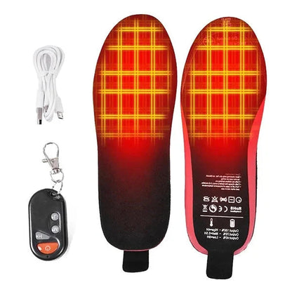 Heated Insoles with Wireless Remote and Adjustable Heat Modes, Rechargeable Zolana