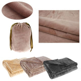 Heated Blanket with USB Power and Detachable Controller, Soft Flannel 63 x 33 Inch