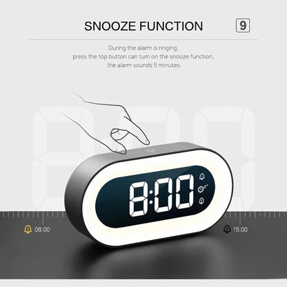 Sunrise Alarm Clock with Dimmable Nightlight and Soothing Sounds, USB-C Rechargeable Zolana