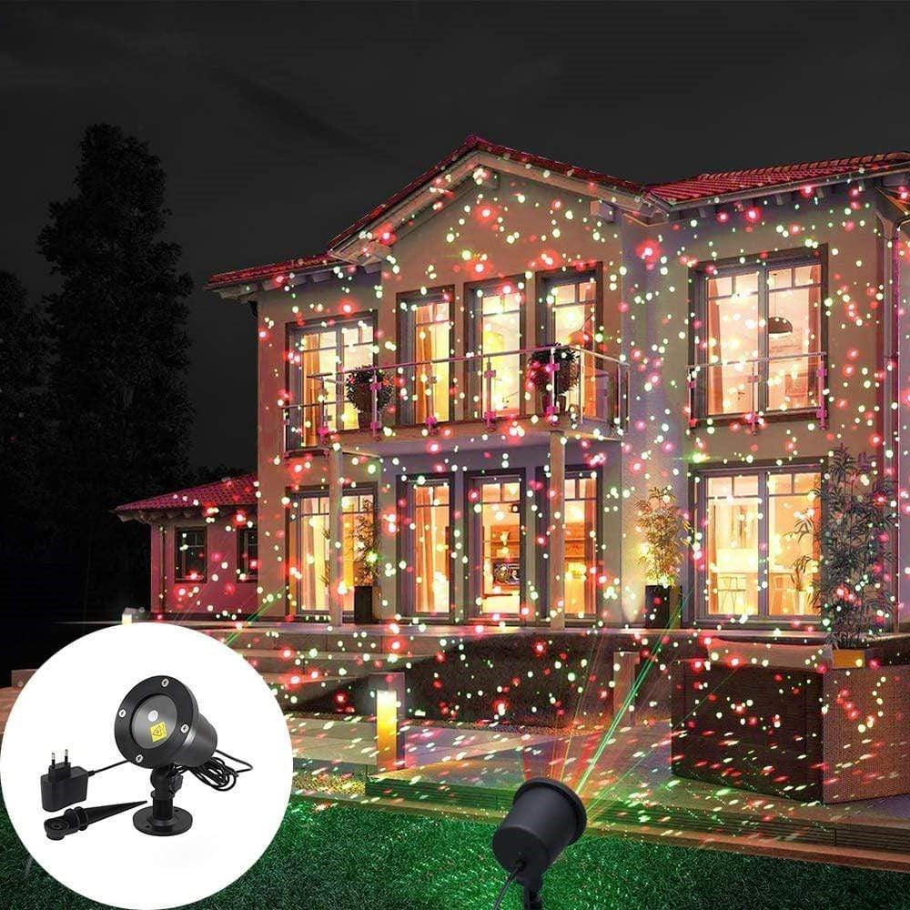 Laser Light Projector with Remote and Adjustable Mount, Red Green Projection Up to 5m