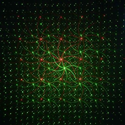 Laser Light Projector with Remote Timer and Red/Green LEDs, Weather-Resistant Outdoor Zolana