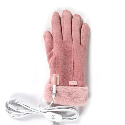 Heated Gloves with 5000mAh Battery and Touchscreen Index Fingertips, Water-Resistant Zolana
