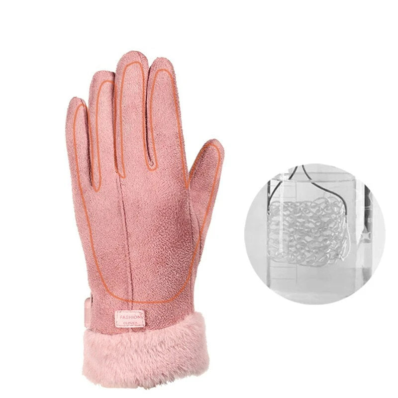 Heated Gloves with 5000mAh Battery and Touchscreen Index Fingertips, Water-Resistant Zolana