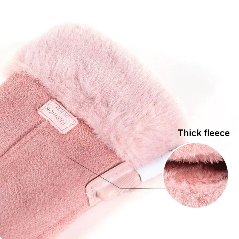 Heated Gloves with 5000mAh Battery and Touchscreen Index Tips, Water-Resistant, 7-8 Hr