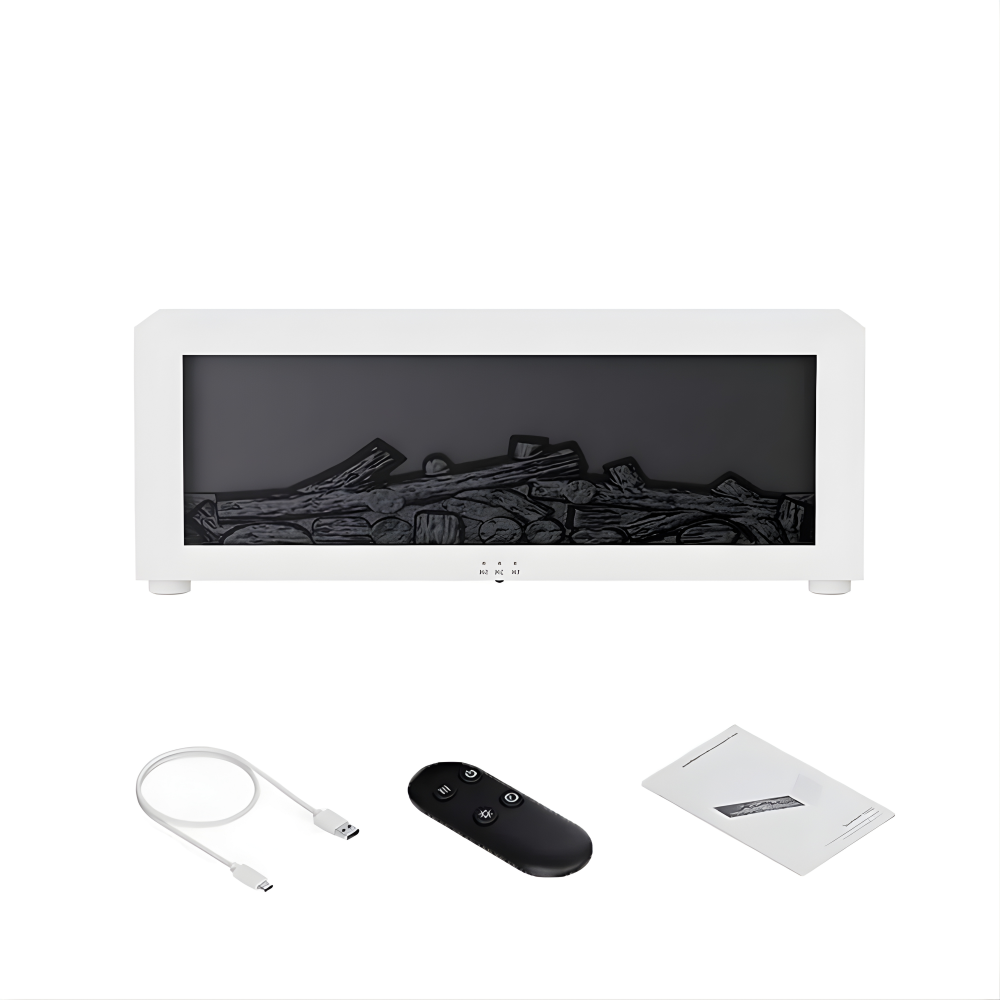 Humidifier and Air Purifier with Realistic Flame Light, Aroma Tray, Quiet 8-Hour Operation