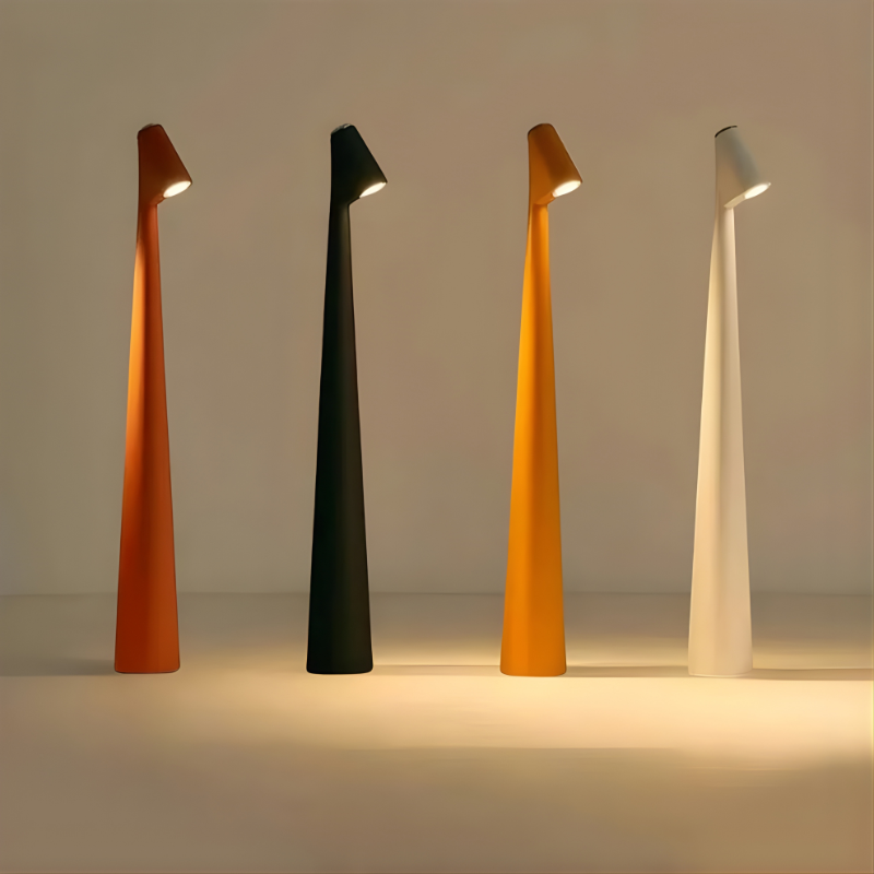 Rechargeable Mood Lamp with Touch Dimming and Adjustable Color Temp, Portable