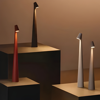 Rechargeable Mood Lamp with Touch Dimming and Adjustable Color Temp, Portable