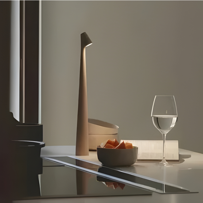 Rechargeable Mood Lamp with Touch Dimming and Adjustable Color Temp, Portable