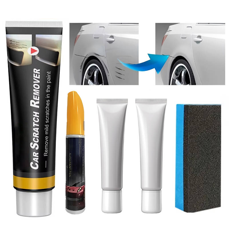 Car Scratch Repair Kit with Polishing Compound and Precision Applicator, High-Gloss Finish Zolana