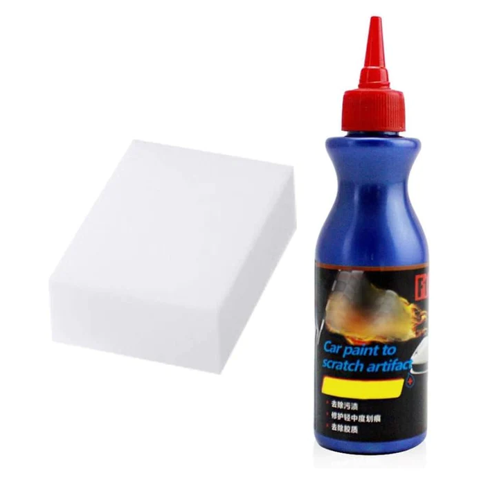 Car Scratch Remover with Foam Applicator and Microfiber Cloth for Light Scratches, 100ml