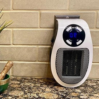 Portable Space Heater with 1500W Rapid Heating and Adjustable Thermostat, for 350 Sq Ft