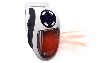Portable Space Heater with 1500W Rapid Heating and Adjustable Thermostat, for 350 Sq Ft