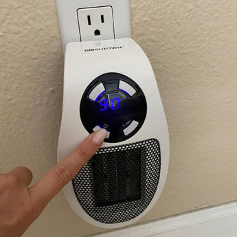 Portable Space Heater with 1500W Output and Programmable Timer, Up to 350 Sq Ft