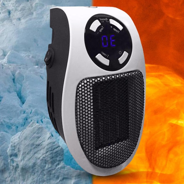Portable Space Heater with 1500W Rapid Heating and Adjustable Thermostat, for 350 Sq Ft