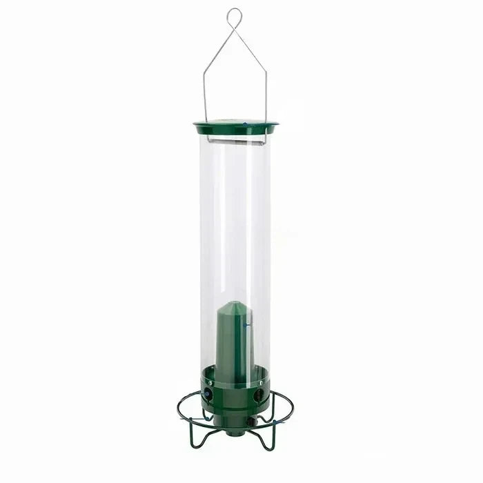Squirrel-Resistant Bird Feeder with Weight-Activated Perch and Four Ports Zolana