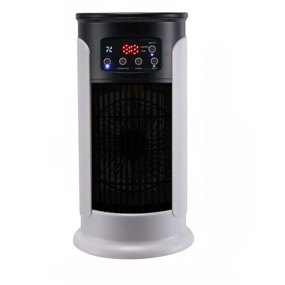 Portable Air Cooler with Windowless Operation and Built-In 300ml Tank, Quiet Timer