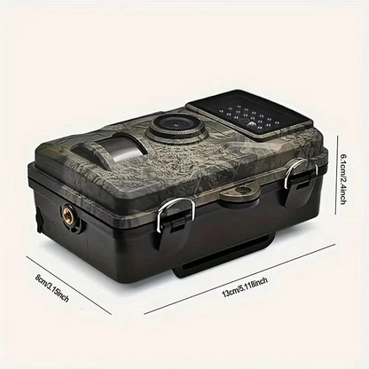 Trail Camera with Night Vision and 16MP Photos, 1080P HD Video, No Glow IR