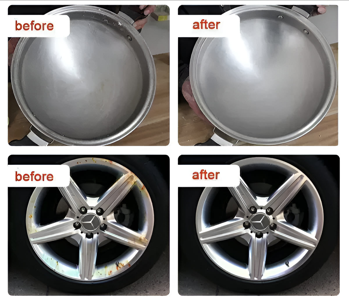 Metal Polish Paste with Microfiber Cloth and Protective Finish for Stainless Steel, Copper