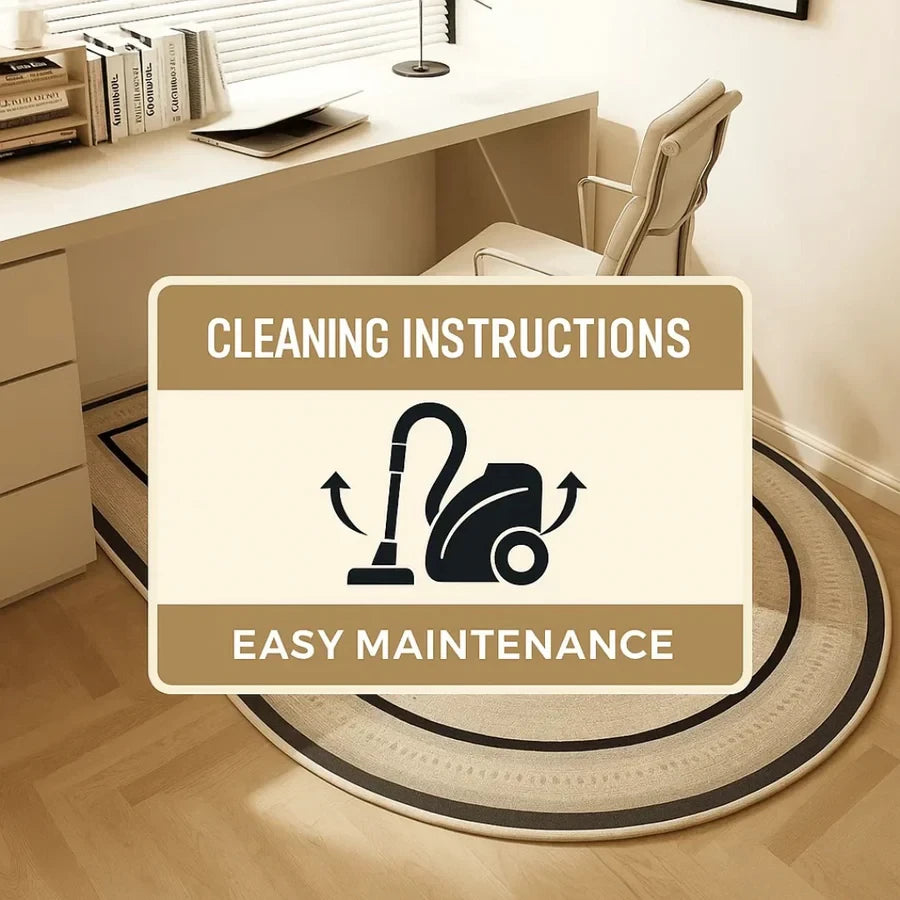 Chair Mat for Hardwood Floors with Non-Slip Backing and Low-Profile Short Pile Zolana