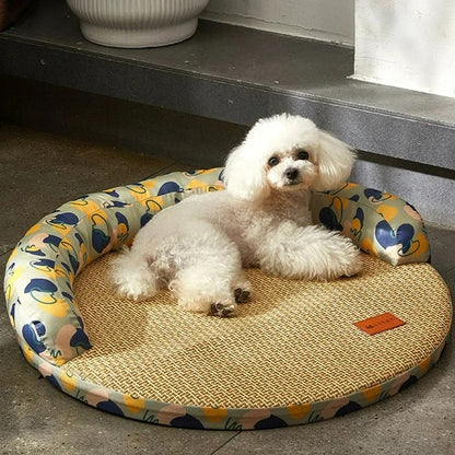 Dog Mat Cooling Bed, Bedding for Dogs Big, Cushion Beds Cats Fluffy Pet Supplies, Accessories Puppy Sofa