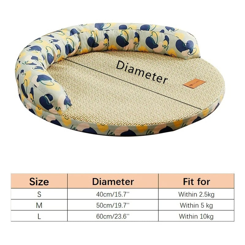 Dog Mat Cooling Bed, Bedding for Dogs Big, Cushion Beds Cats Fluffy Pet Supplies, Accessories Puppy Sofa