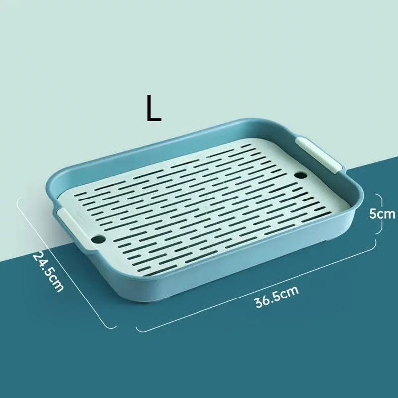 Corner Toilet Antiturnover Litter Box: Small Pet Cleaning Supplies